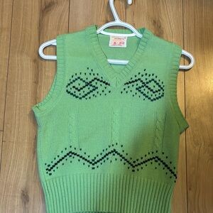 Green Sweater Vest